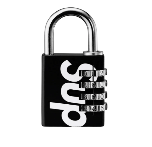Supreme Master Lock Numeric Combination Lock Black - 19SS