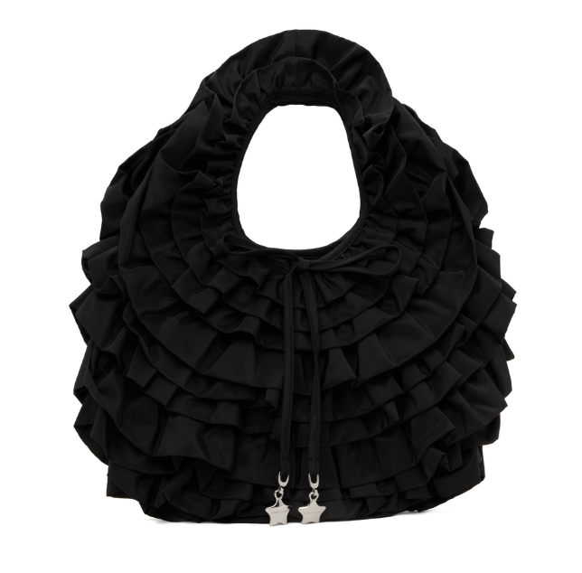SANDY LIANG Napa Ruffle Cabbage Bag