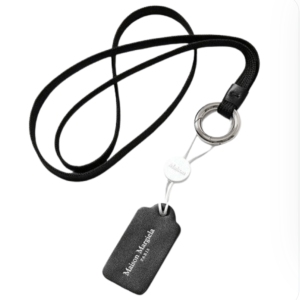 Maison Margiela Neck Strap Keyring Wallet Black