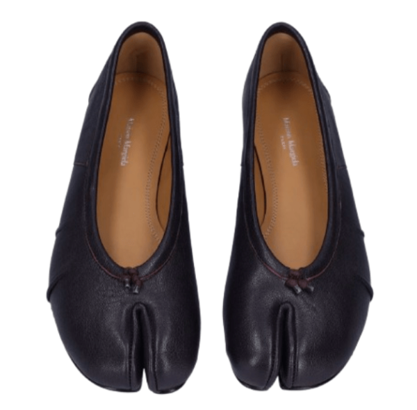 Maison Margiela New Tabi Ballerina Flats - Aubergine 