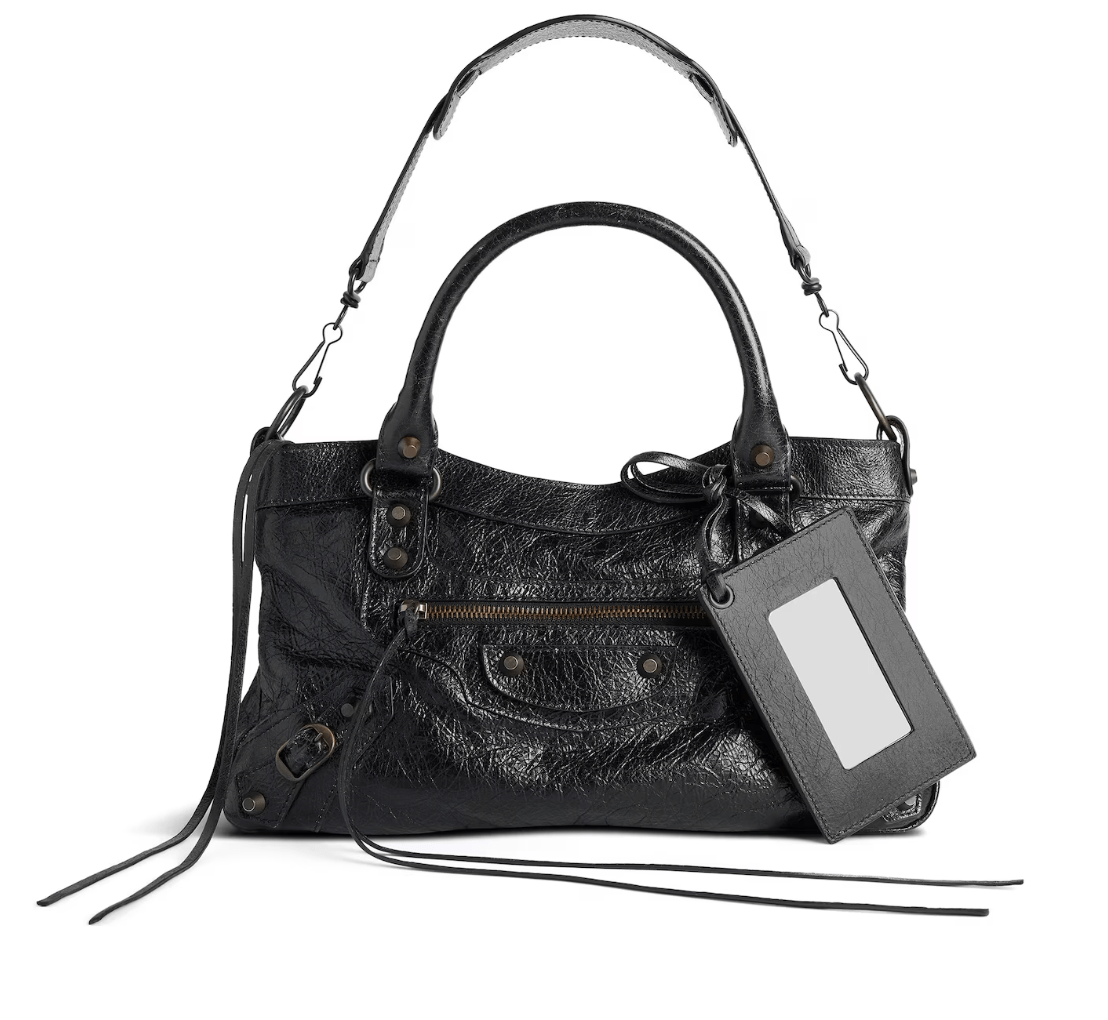 Balenciaga Le Cagole City First Tote Bag - Black