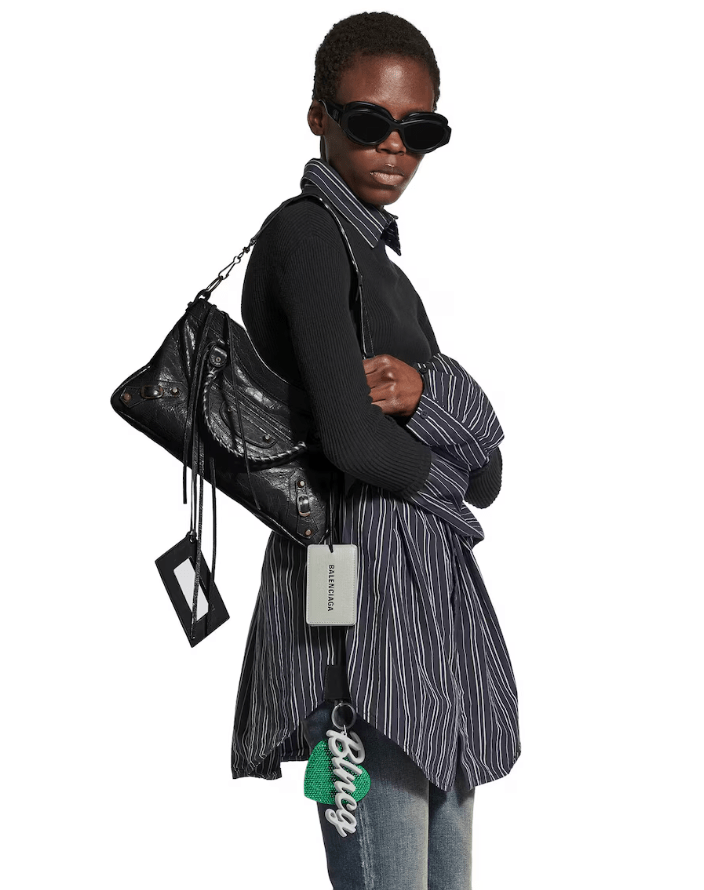 Balenciaga Le Cagole City First Tote Bag - Black