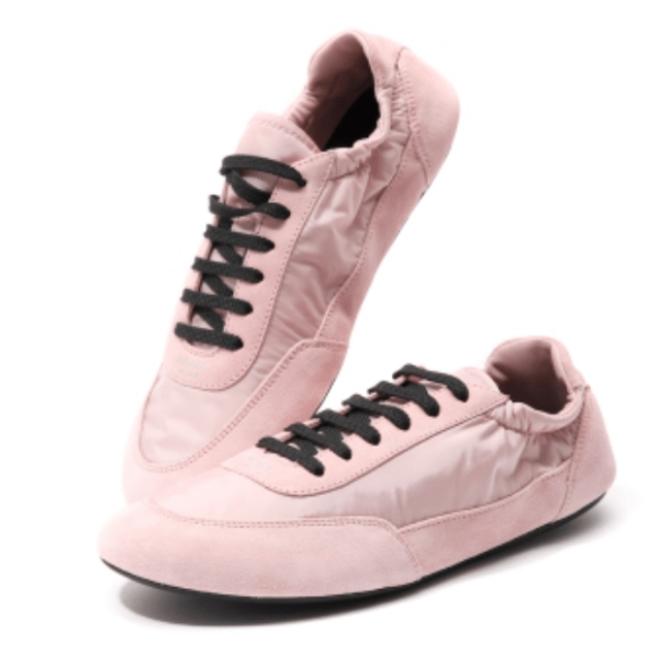 PRADA Collapse Re-Nylon & Suede Sneakers 
