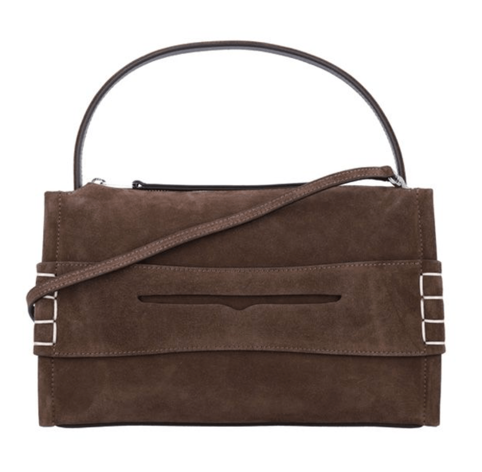 JW ANDERSON Loafer Suede Shoulder Bag