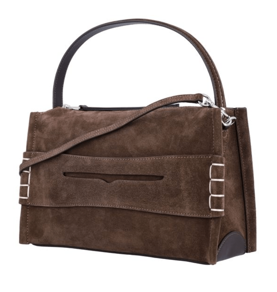 JW ANDERSON Loafer Suede Shoulder Bag