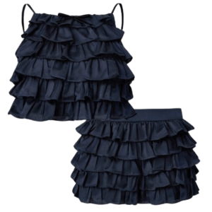 (W) Haus Nowhere x Shushu/Tong Pajama Tank Top Two Piece Black