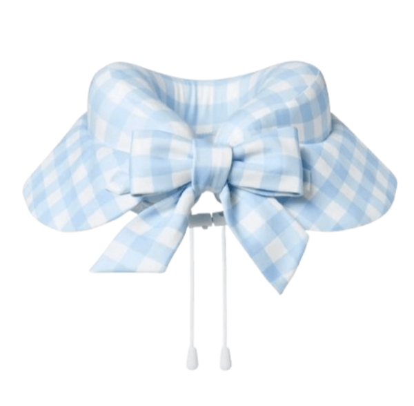 Haus Nowhere x Shushu/Tong Ribbon Neck Pillow 2 Blue Check
