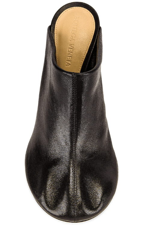 (W) Bottega Veneta Leather Sandal Black