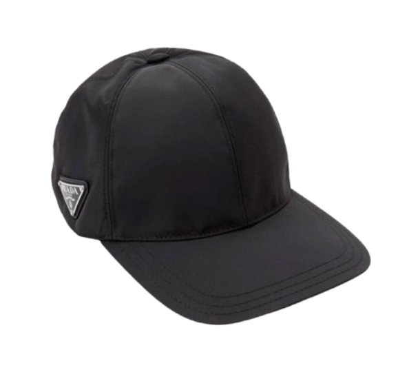  Prada Nylon Baseball Cap Black