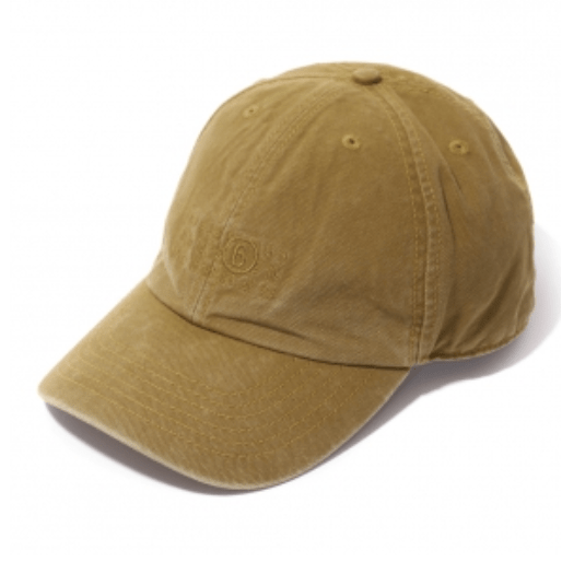 MM6 Maison Margiela Washed Canvas Baseball Cap – Camel (132)