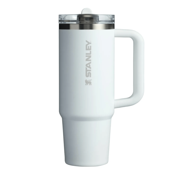 Stanley Quencher Pro To-Go Flip Straw Tumbler 887ml – Frost White