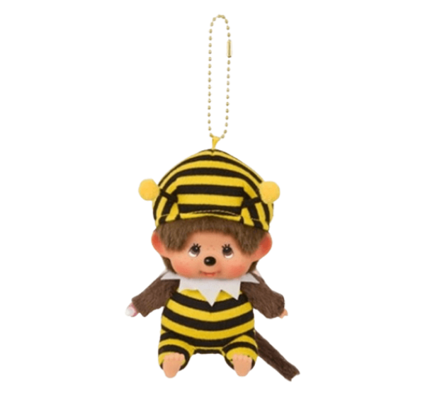 Monchhichi Bighead SS Bee Key Chain Multi