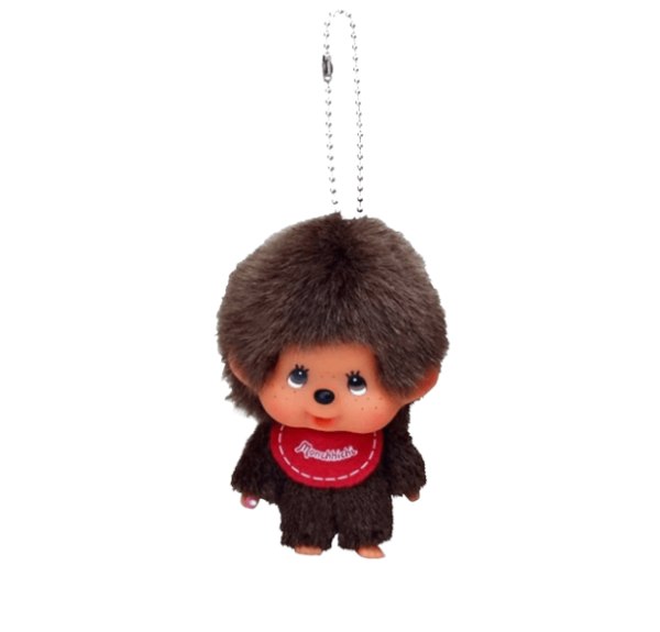 Monchhichi Bighead SS Boy Key Chain Brown