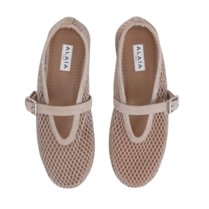 ALAÏA Grey Flat Shoes
