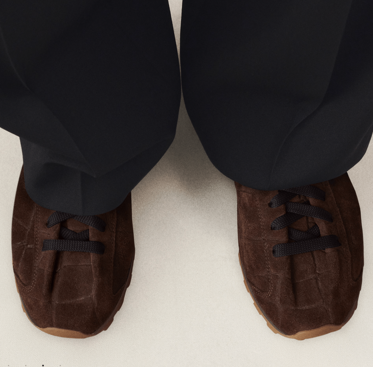 JACQUEMUS Brown Tennis Sneakers