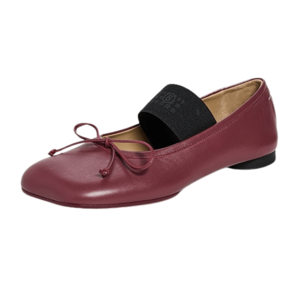 MM6 Maison Margiela Red Flats