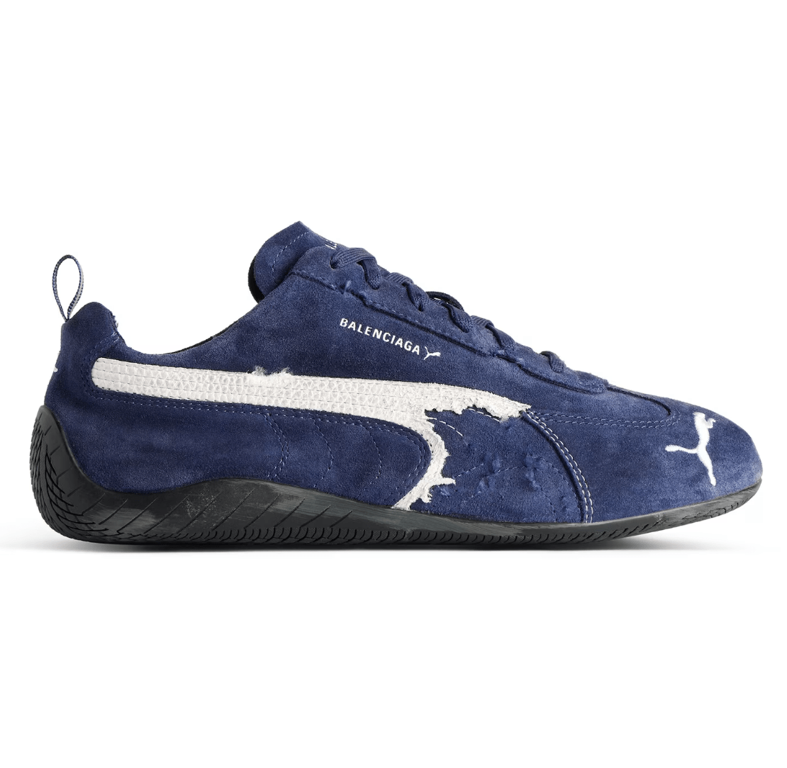 Balenciaga x Puma Speedcat Suede Navy White