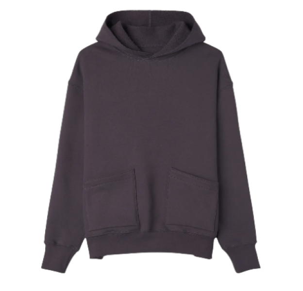 4-Stitch Pocket Hoodie - Violet
