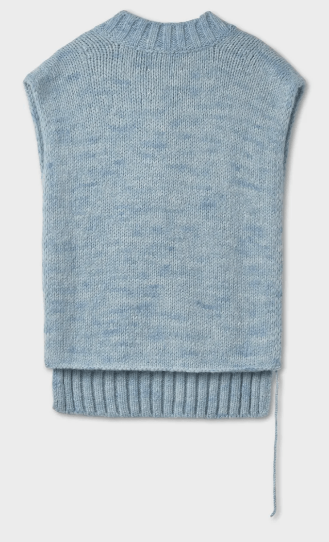 Gilet Knit Vest - Sky Blue
