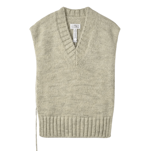 Gilet Knit Vest – Sage Green 