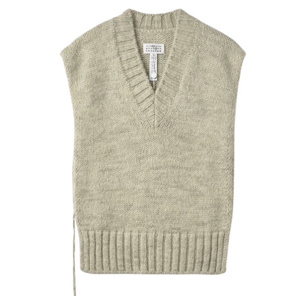 Gilet Knit Vest – Sage Green 