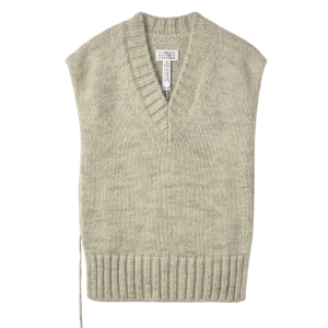 Gilet Knit Vest – Sage Green 