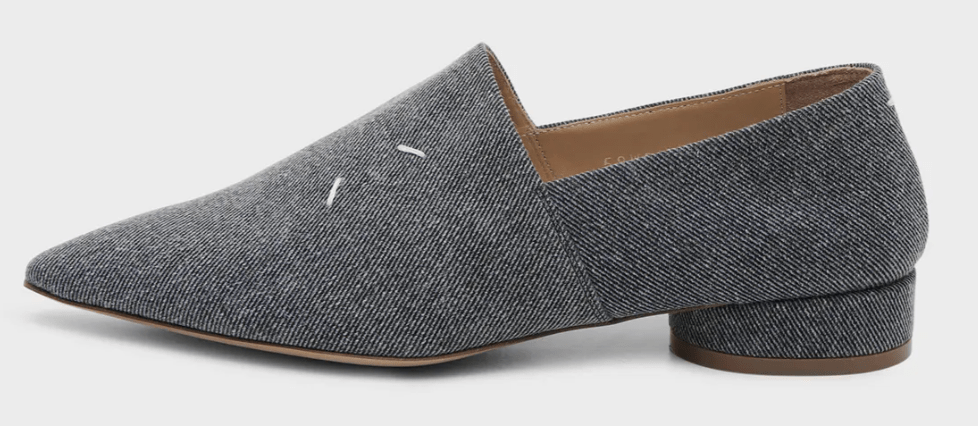 (W) Pointed Toe 4-Stitch Kiki Loafers (2.5cm) 
