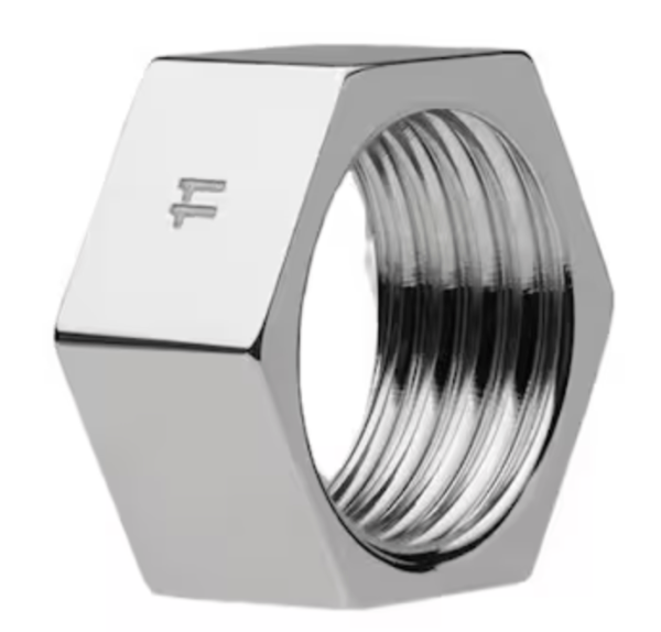 Bolt and Nut Ring - Palladium