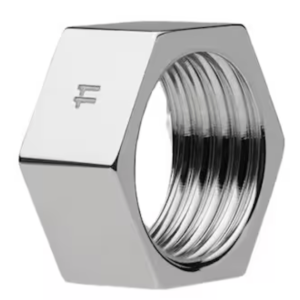 Bolt and Nut Ring - Palladium