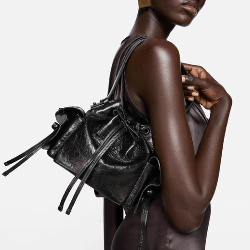 Multipocket Mini Bucket Bag