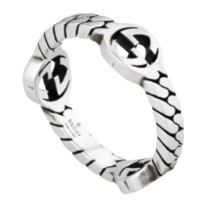 Gucci Interlocking G Ring Silver