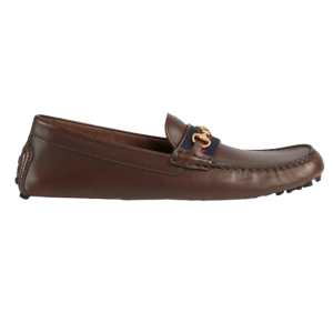 Gucci Driver with Web Cocoa Leather