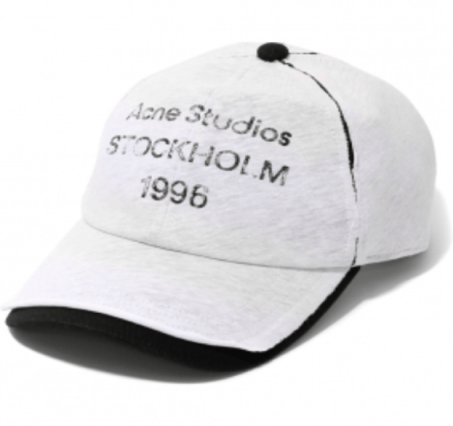 Logo Stamp Ball Cap - White