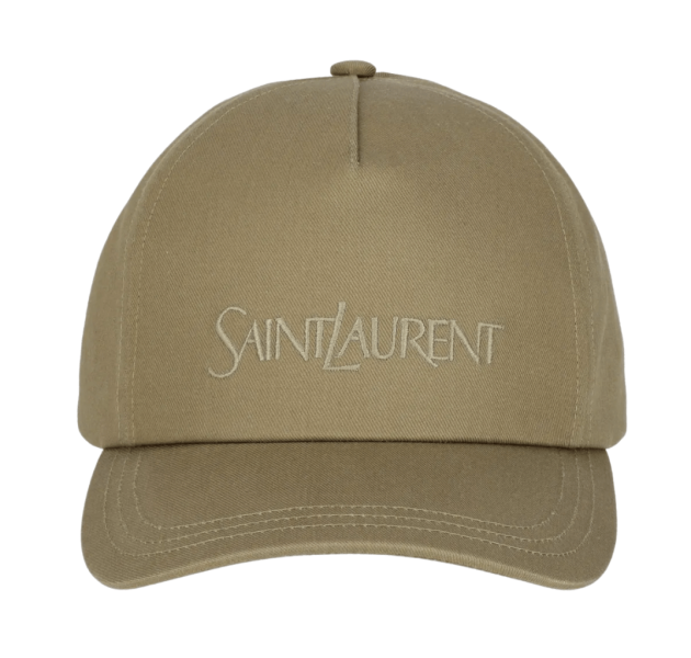 Gabardine Logo Embroidered Baseball Cap - Beige