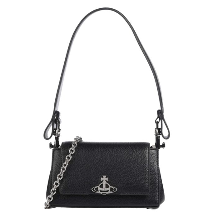 Vivienne Westwood Hazel Small Shoulder Bag Black