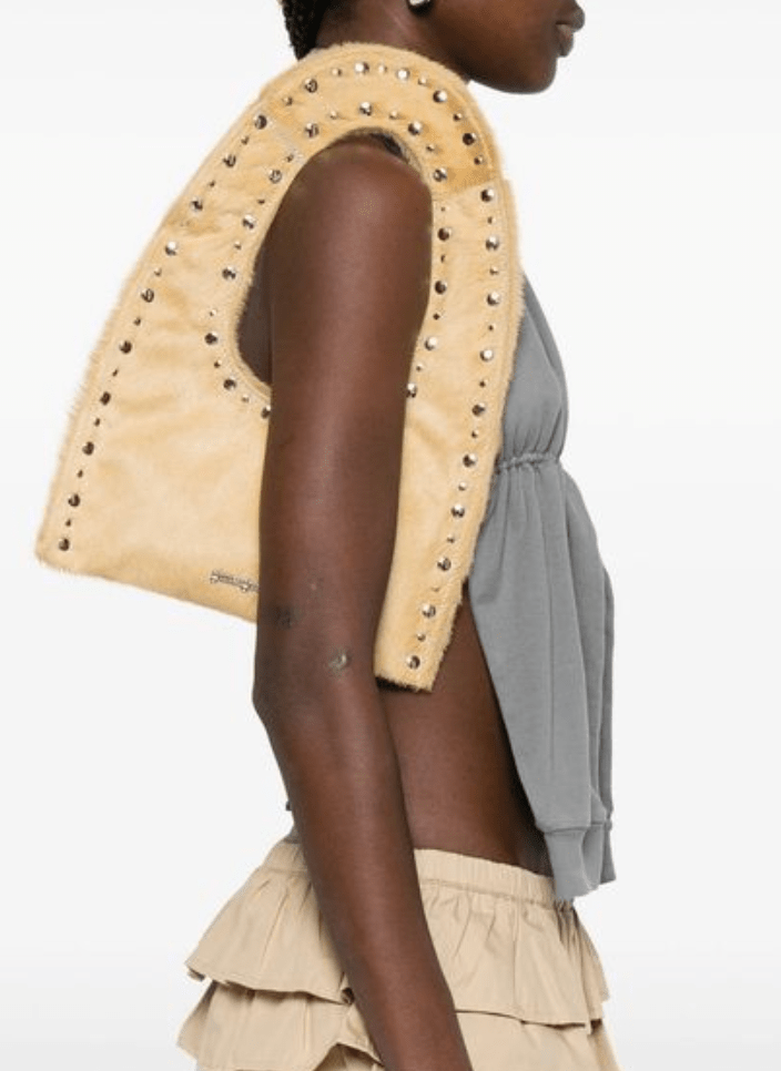 Gimmaguas FRANCA Beige Mini Tote Bag