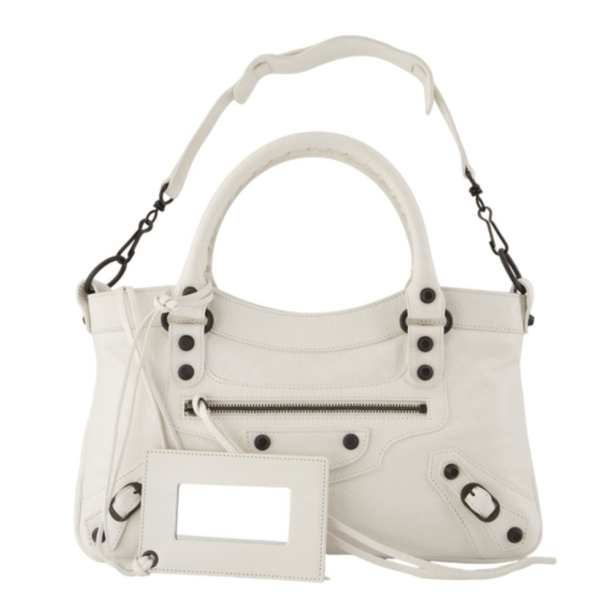 BALENCIAGA Le Cité First White Tote Bag