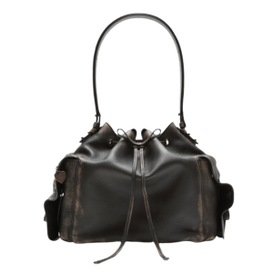 Acne Studios Multipocket Bucket Bag Dark Brown Beige
