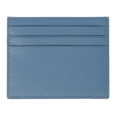 Miu Miu Leather Card Holder Astral Blue