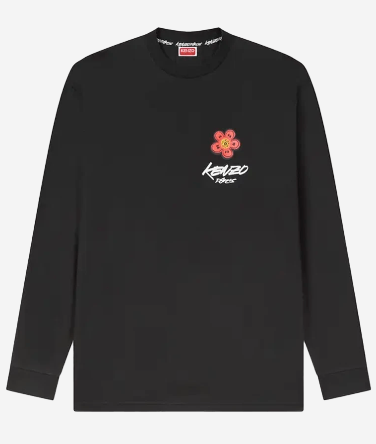 Kenzo x Futura 2000 Relax LS T-Shirt Black - 25FW