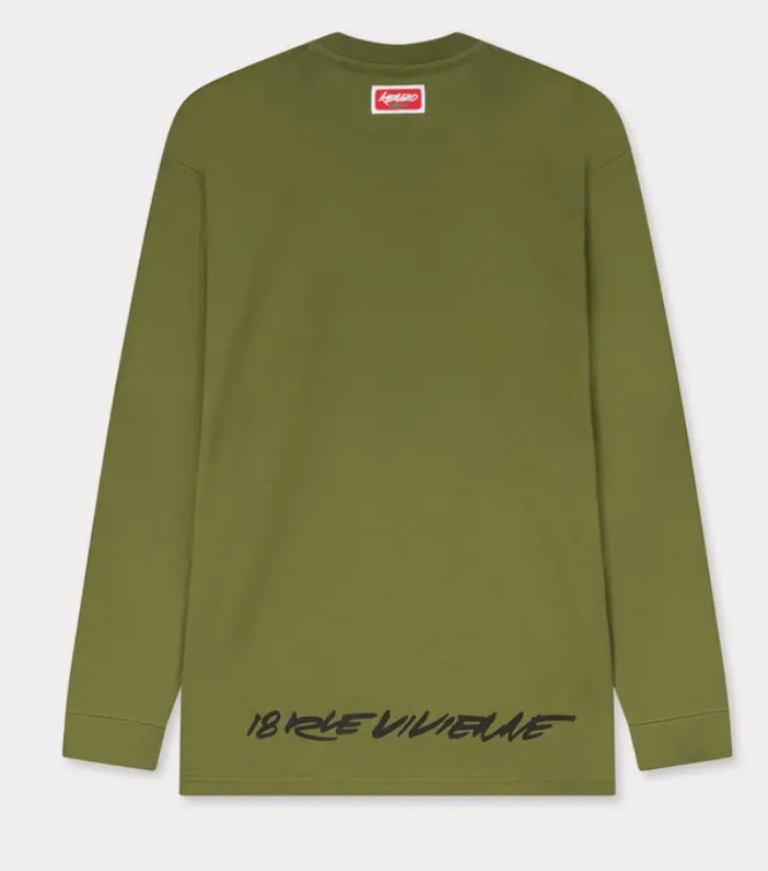 Kenzo x Futura 2000 Relax LS T-Shirt Green - 25FW