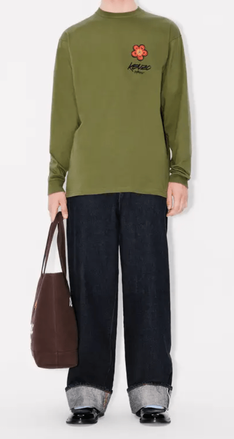Kenzo x Futura 2000 Relax LS T-Shirt Green - 25FW