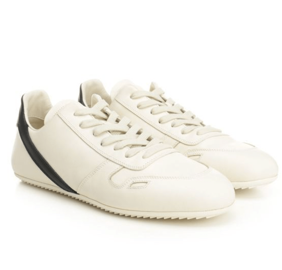 Rick Owens Minimal White Sneakers