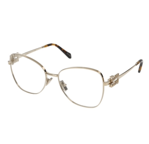MIU MIU MU 50XV Logo Temple Glasses