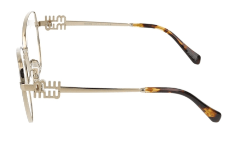 MIU MIU MU 50XV Logo Temple Glasses