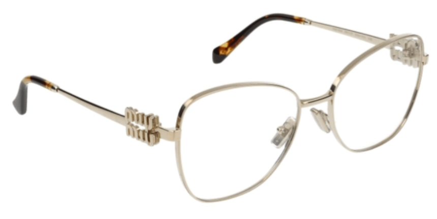 MIU MIU MU 50XV Logo Temple Glasses