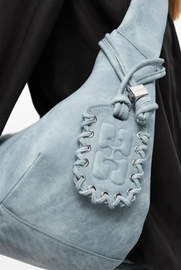 BLEACHED MEDIUM HOBO BAG
