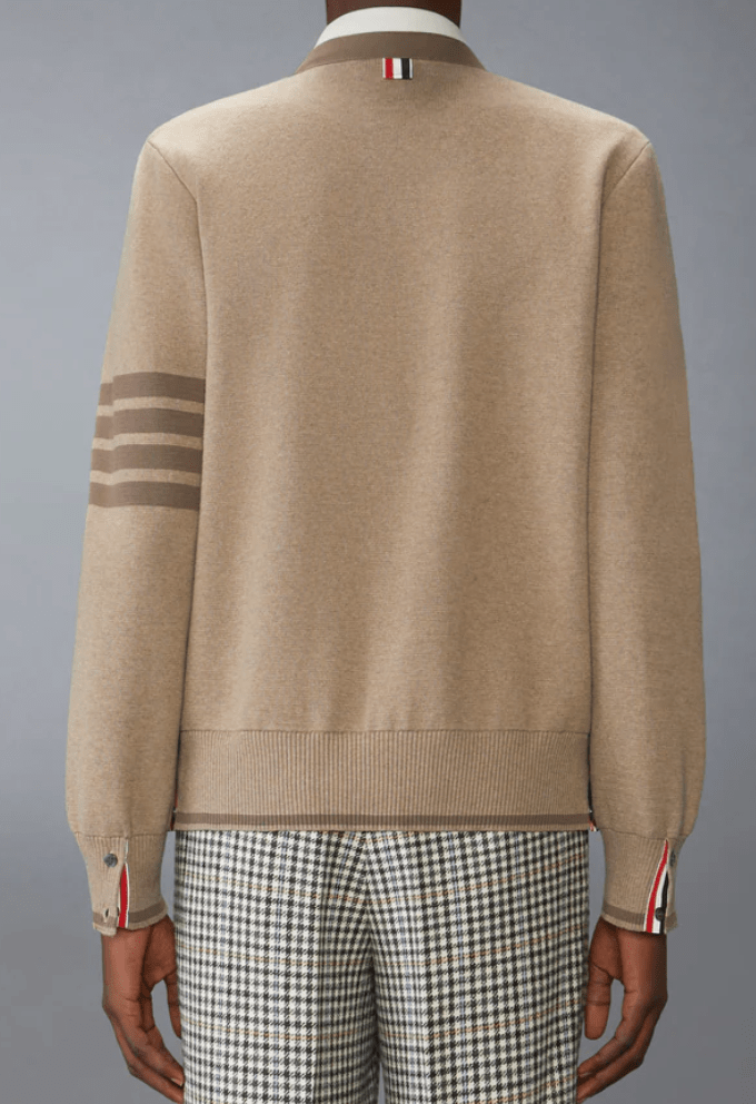 Milano Stitch 4-Bar V-Neck Cardigan
