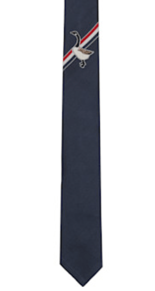 Thom Browne Jacquard Goose Icon Tie