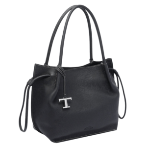 (W) Tod's Medium Bucket Bag Black